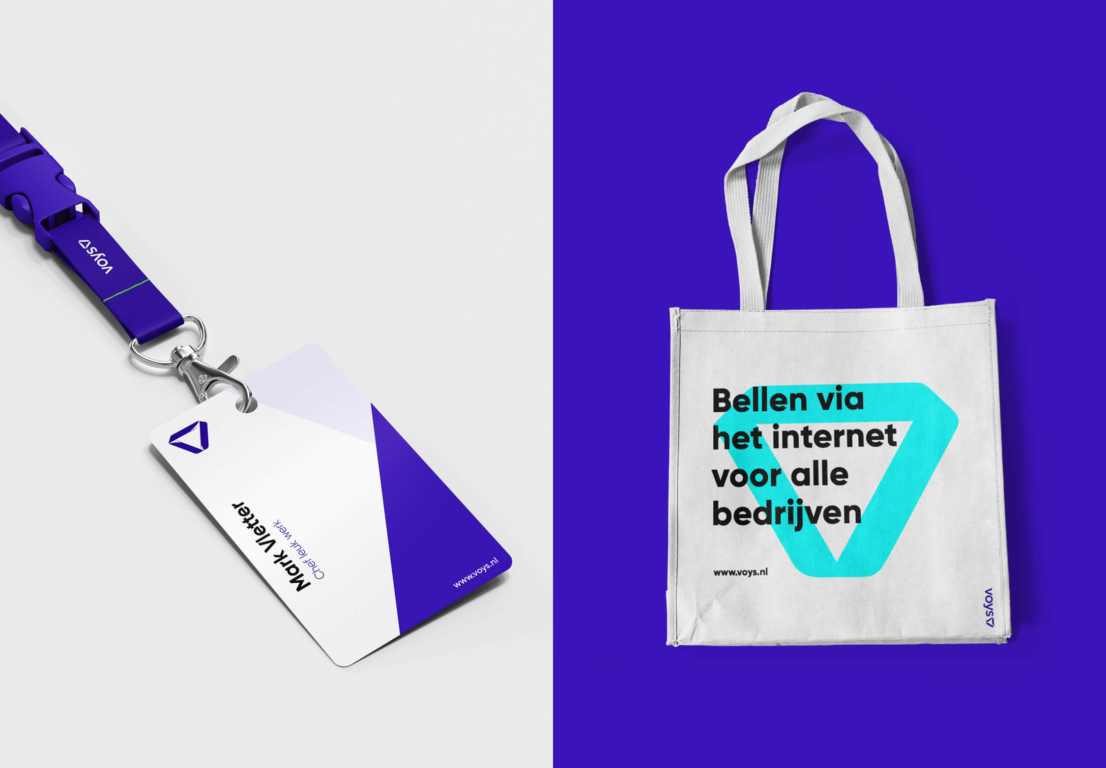 Brand manual voor Voys